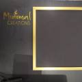 Single Minimalist Modern GOLD color Square Rectangular Horizontal Customized Photo Frames Photo Wall Decoration Photo Frame Wall Art Hanging Home Decoration Picture Gallery for Living Room Study Room. 