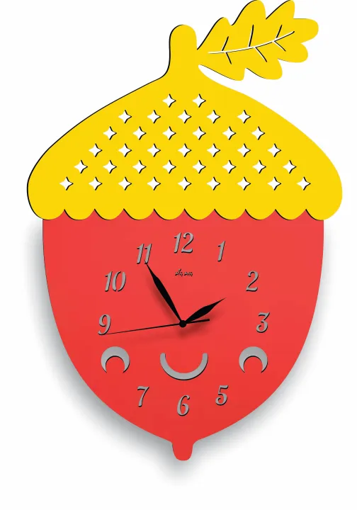 Acorn%20Nuts%20Shaped%20Wooden%20Colorful%20Wall%20Clock%20for%20Kids%20Room,%20Dry%20Food%20Shaped%20Wall%20Clock%20-%20Image%202