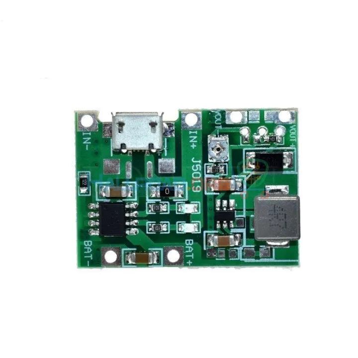 TP4056%20Lithium%20Ion%20Battery%20Charger%20With%20DC%20To%20DC%20Step%20Up%20Boost%20Converter%20Module%20-%20Image%204