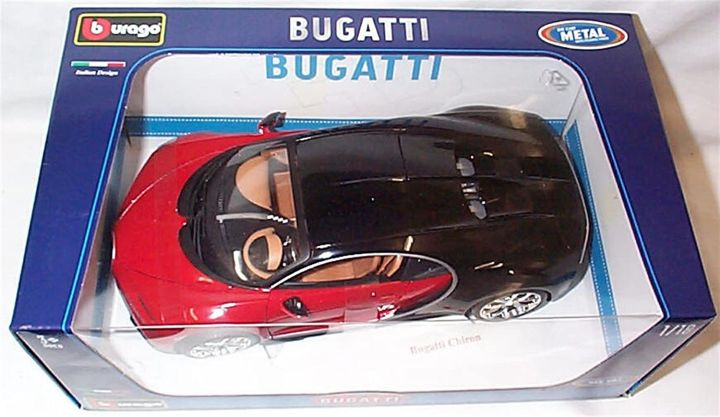 Bburago%20Bugatti%20Chiron%20Sports%20Red%20&%20Black%20Limited%20Edition%20with%20Chrome%20Alloy%201/18%20Diecast%20Model%20Car%20-%20Image%205