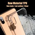 Samsung Galaxy A50 Silicone TPU back cover , Bumper Case AirBag Shock-Proof Clear Back Pouch. 