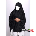 Women's Long Cotton Scarf - Black-Ready to wear-47 Inch lenght. 