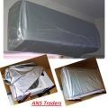 AC Dust Cover 1 Ton Gree inverter Ac Dust cover Indoor & Outdoor unit Parachute Silver (ANS) kkk02. 