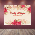 Bridal Shower Party Backdrop Printed On Panaflex. 