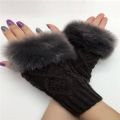 Wool Gloves Fancy Winter Women Grils wool glovs Gloves Knitting Woo wool glovs l Keep Warm Short Mitten Fingerless Lady Girl Half Finger Gloves Rabbit Lady hand Gloves _x000D_
KAAA51. 