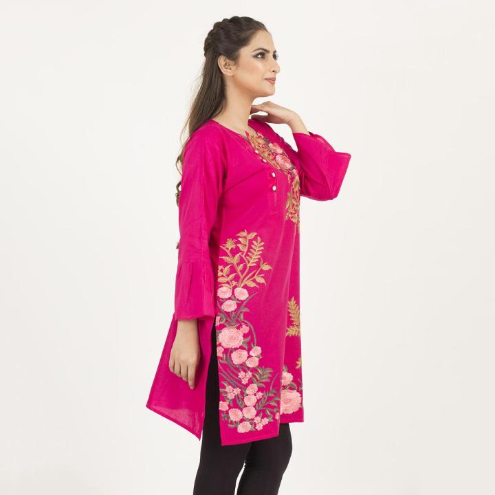 Daraz%20Select%20Women%20Embroidered%20Cotton%20Kurti%20-%20Image%203