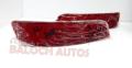Toyota Corolla 2014-2018 Rear Bumper Reflector - Back Bumper Reflector - 2 Piece. 