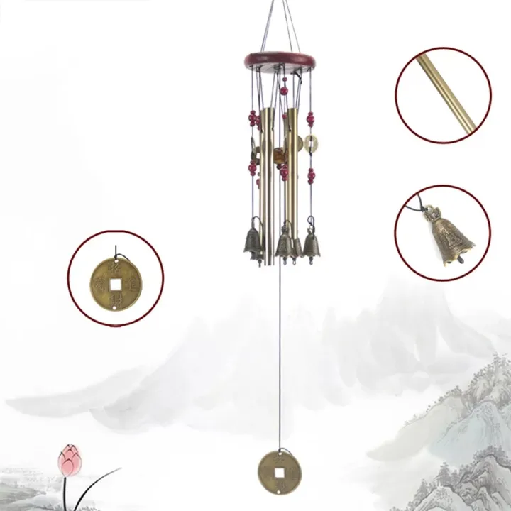 Outdoor%20Living%20Wind%20Chimes%20Yard%20Garden%20Tubes%20Bells%20Copper%20Antique%20Windchime%20Wall%20Hanging%20Home%20Decor%20Gift%20Travel%20Decoration%20-%20Image%204