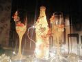 Pack of 3 decorative bottles and glass,  handmade home decor item. 