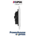 5A 3 Pin Round Switched Socket, Switch Board Power Plug, Round Switched Socket, Power Plug Switch, Power Switch for Residental and Commercial Purpose, 3 PIN Power Switch Socket, 5A Socket, VIVACE-CLIPSAL KB15/5. 