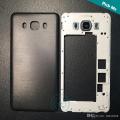 Samsung J710 (J7 2016) Complete Housing Full Body Casing Replacement Parts Case With Side Volume Buttons ( Middle Frame Plate And Back Frame) - Black. 