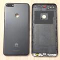 Huawei Y7 Prime 2018 Complete Back Door Rear Housing Case Body Casing Replacement With Buttons and sides For Huawei Y7 Prime 2018 - Black. 
