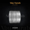 Abu Turab Studio - Sai Black Colour Oxidised Antique Metal Casual Wear Bangles | Party /Wedding Bangles Set (24pieces). 