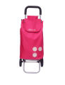 Shopping Roller - Blush Pink, Blue, Yellow and Black Foldable Shopping Trolley - Shopping Trolley Bag Picnic Basket with Trolley. 