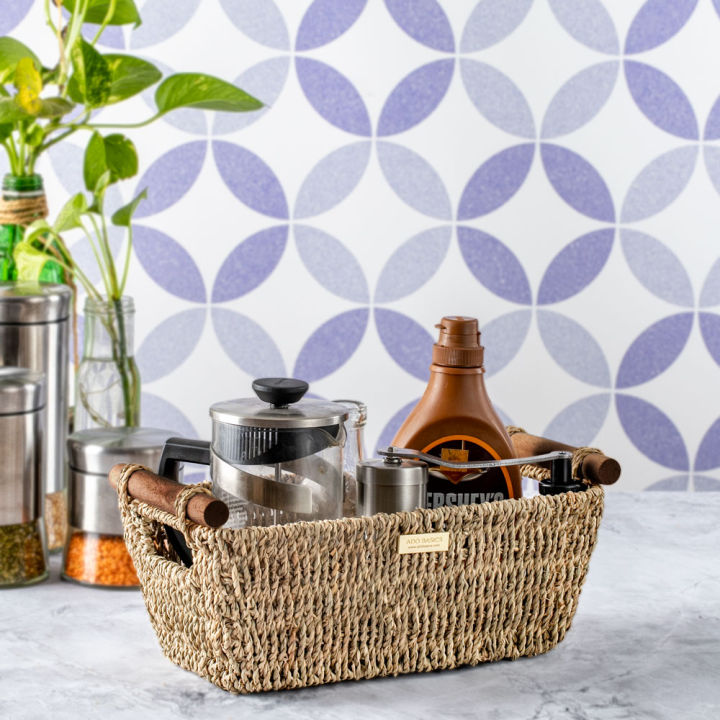 ADO%20Basics%20Seagrass%20Hand%20Woven%20Basket%20with%20Stain%20Resistant%20Polished%20Wooden%20Handles,%20Toilet%20Paper%20Storage%20Wicker%20Baskets%2012"%20Length,%206.29"%20Width,%204.25%20Height,%20Tokri%20-%20Image%203