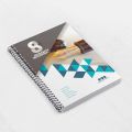 8 Subjects Large Spiral Notebook - Size: 8.5" x 11" - Premium Quality. 