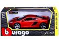 Mclaren MP4-12C Metallic Orange 1/24 Diecast Car Model by Bburago. 