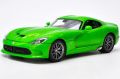 2013 SRT Dodge Viper GTS Green 1/18 Diecast Model Car by Maisto. 