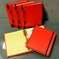 Notebook Red Pocket  4.5"x5"  by PAPERWORK. 