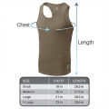 Flush Athleisure Wear Men's Tank Top Athletic Workout Tank Top Gym Muscle Tee Fitness Bodybuilding Sleeveless T-Shirt Brown. 
