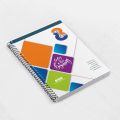 8 Subjects Large Spiral Notebook - Size: 8.5" x 11" - Premium Quality. 