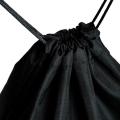 Drawstring Bag-Black. 