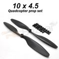 Propeller 10x4.5 size 1 pair for drones or multirotors. 