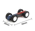 2 Sets Magnet Moving Toy Car Repulsive Magnetic Moving Car Magnetic Moving Car Toy Funny Learning Education Physics Experiment Toy With Bar Magnet. 