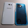 Samsung A7 2017 A720 Case Rear Door Housing CoverBack Glass BatteryCoverPanel Replacement For Galaxy A7 2017 - White. 