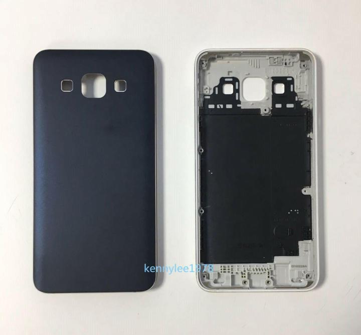 Samsung%20A7%202015%20Metal%20Housing%20Full%20Body%20Casing%20Replacement%20Parts%20Case%20(Back%20Frame)%20-%20Black%20-%20Image%203