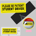 Student Driver Safety Sign Vehicle Bumper Car Sign Sticker Bumper for New Drivers Set of 3. 