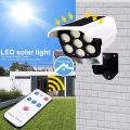 LED Solar Camera Style Power Light PIR Motion Sensor Outdoor Wall Lamp Fake_ Camera Shape. 
