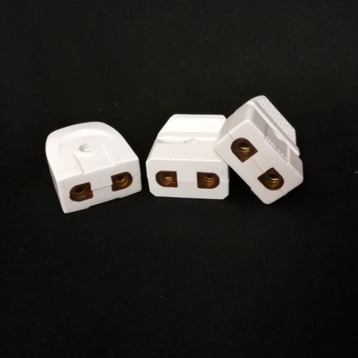3%20Pcs%20Electric%202%20Pin%20Female%20Plug%20Socket%20High%20Quality%20Used%20with%20Male%20Plug%20-%20Image%203