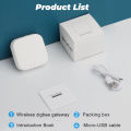 SMATRUL - ZigBee 3.0 Gateway Smart Hub Bridge Mini Wireless Remote Voice Control for Tuya Alexa Google Home. 