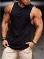Muscle guys Gym vest Gym Tank Top Men Fitness Stringer Vest Sports Bodybuilding Men Sleeveless Shirt Muscle Tank top Black. 