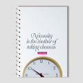 Spiral Notebook A4 or A5  -  Motivational Quote. 