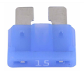 10 Pcs 15 Ampere Blade Fuse Car Energy Control Anti Shortage For Auto Accessories. 