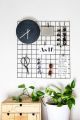 Pack of 2 Iron Girds for Memo Display Notes Display Study Room Wall Art Grid Wall Decor. 
