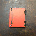 Notebook Red Pocket  4.5"x5"  by PAPERWORK. 