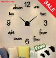 DIY 3D Wall Clock DIY Acrylic Wall Clock - Clocks for Rooms and Offices- Acrylic Wall Clock/Clock Wall. 