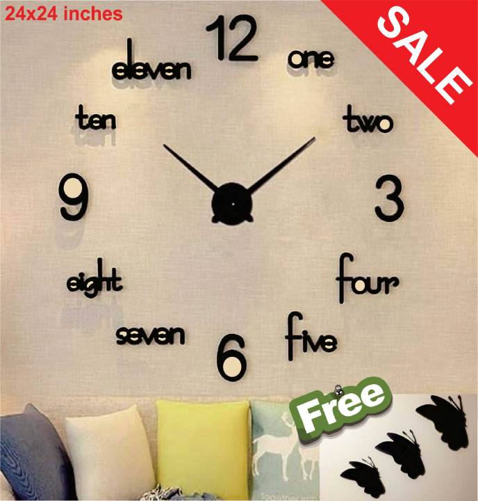 DIY%203D%20Wall%20Clock%20DIY%20Acrylic%20Wall%20Clock%20-%20Clocks%20for%20Rooms%20and%20Offices-%20Acrylic%20Wall%20Clock/Clock%20Wall%20-%20Image%202