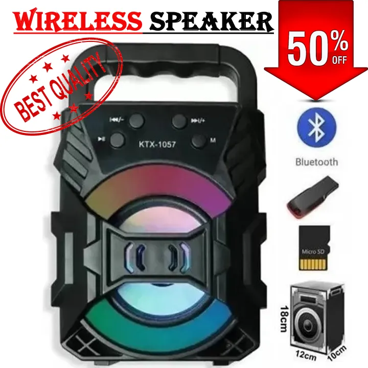 Original%20KTS%201057%20Bluetooth%20Wireless%20Speaker%20/%20Support%20USB%20-%20SD%20Card%20/%20FM%20Radio%20/%20USB%20Charging%20/%203%20inch%20Drive%20Size%20/%20Small%20Mini%20&%20Portable%20/%20Loud%20&%20Clear%20Sound%20System%20Loudspeaker%20/%20LED%20Disco%20Lighting%20/%20High%20Quality%20Stereo%20Bass%20Rechargeable%20Speakers%20-%20Image%206