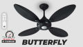 SK Fans Ceiling Fan - Ceiling Fan - ButterFly Model - Copper Winding - 56 Inches. 