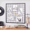 mesh shelves hanging wall Wire Mesh Mesh display rack boutique ornaments pylons hook mesh frame. 