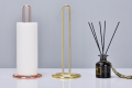 Kitchen Tissue Roll Holder- Tissue Dispenser -Gold & Black Color – Tissue Stand Paper Towel Rack Kitchen Paper Roll Storage Holder Home Restaurant Dinner, Tissue Holder Customize by HB Steel Fixerr. 
