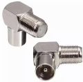 90° Right Angled TV Cable Pin for TV and LCD/LED with Connector RG6 L TV PIN. 