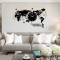 World Map Wall Clock. 
