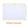 1.5ft x 2ft Dry Erase White Board Hanging Writing Drawing & Planning Whiteboard. 