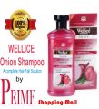 Wellice Onion Shampoo- 400ml Original - Anti Hair Fall Solution for Men and Women – Anti Hair Fall Shampoo – Hair Regrowth Shampoo – Organic Herbal Shampoo for Hair Fall – Anti Dandruff Shampoo – Wellice Keratin Smooth Hair Shampoo. 