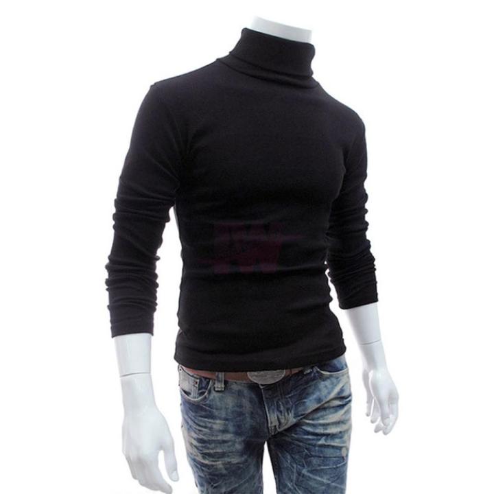 Men%20Premium%20High%20Neck%20Black%20Full%20Sleeve%20Pullover%20Stretchable%20Ribbed%20Cotton%20&%20Lycra%20T-Shirt%20Turtleneck%20Tops%20Sweatshirt%20Winter%20Warm%20Free%20Size%20Every%20Fitter%20Special%20offer%20InnerWear%20pk%20-%20Image%203